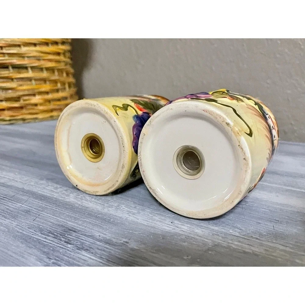 Vintage Salt and Pepper Shakers Ceramic Decorative